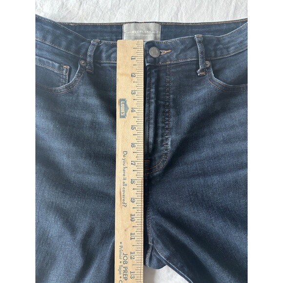 Everlane Jeans Womens 31 The Curvy High‎ Rise Skinny Blue Crop Denim Classic - Picture 9 of 11